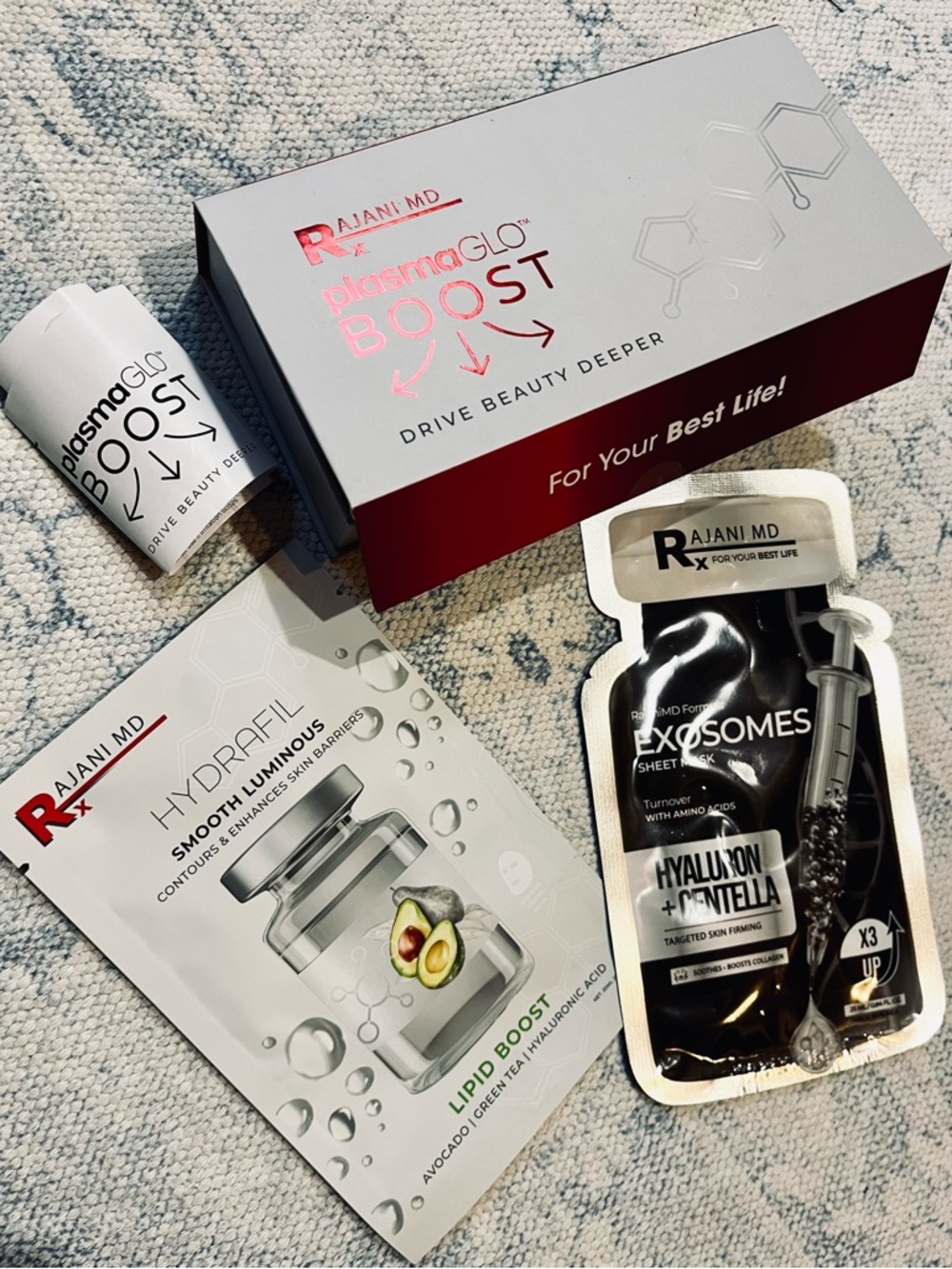 Dr. Rajani PlasmaGLO Boost - Skincare Device W/2 Korean Face Masks